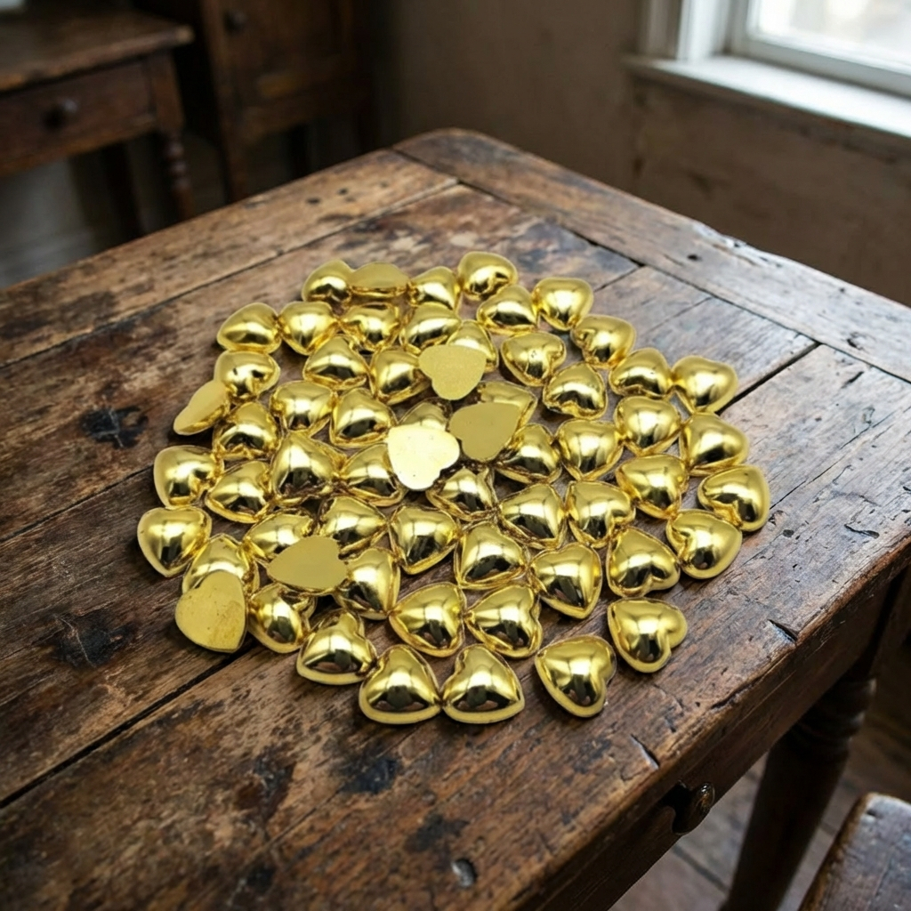 Srce polubiser  metal zlatan S281-4