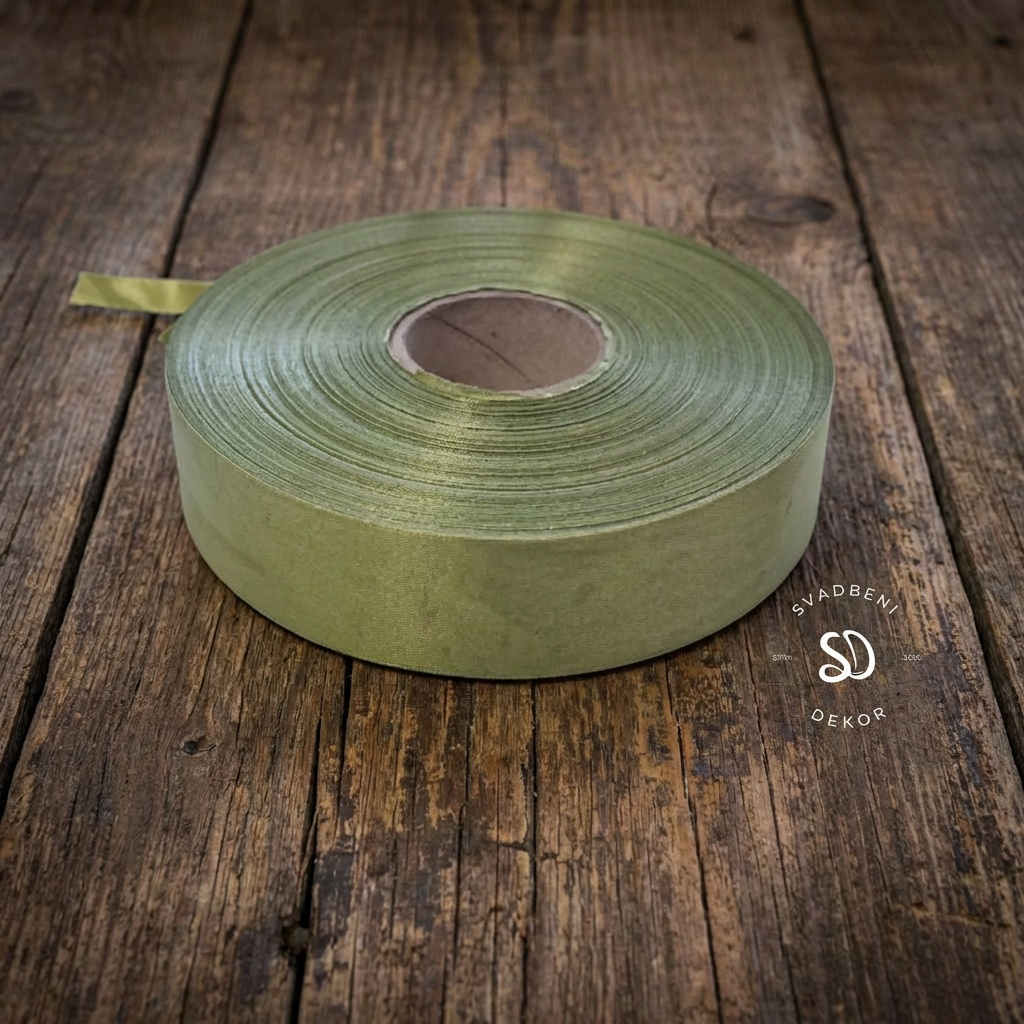 Papirna traka  3 cm S325 -maslinasto zelena