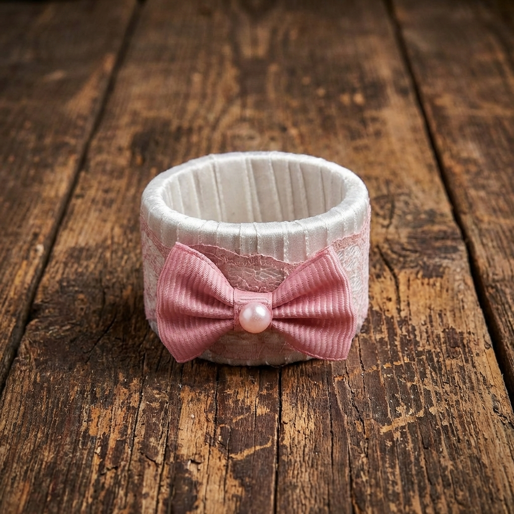 Prstenovi za salvete S416-6-PUDER ROZA