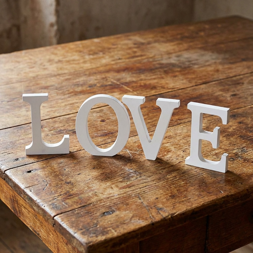 Ukras za mladenacki sto LOVE S347